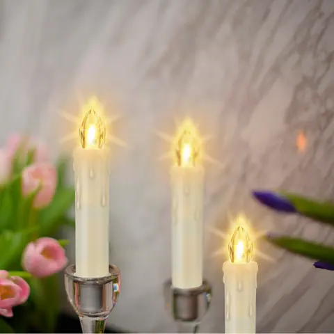 Christmas Tree Decoration LED Flameless Candles With Clips (FP-01) – view 3