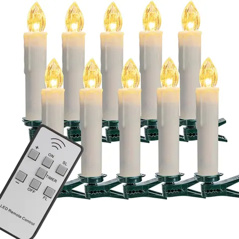 Christmas Tree Candle Lights, Pack of 10 (FP-01)