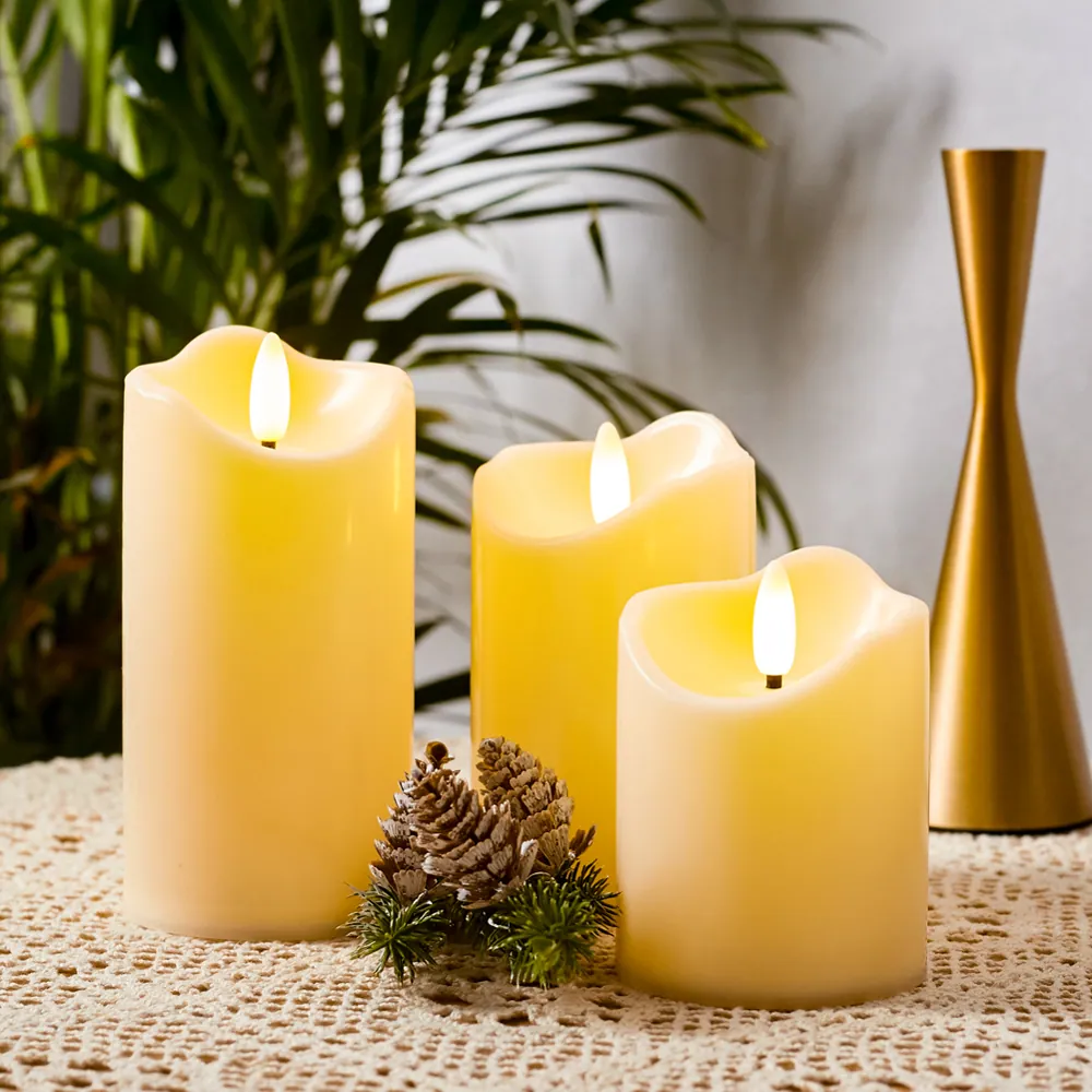Flameless Candles Flickering Battery Operated Candles 3D Flame LED Candles (TH-10)