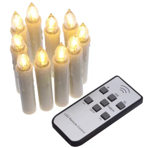 Crystal Sphere LED Christmas Candle Lights, 30 Pieces (FP-02) – view 3
