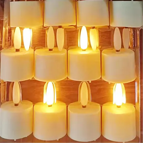 Rechargeable LED Tea Light with Breathing Flicker Mode (TH-07)