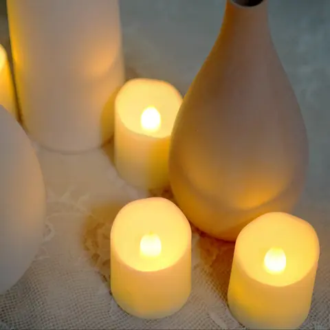 6 Pcs LED Tea Light Candles with Remote Timer Dimmable Flicker Home Christmas (TH06-6) – view 4