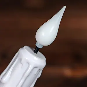 White Rechargeable LED Taper Candles, Pack of 6 (FP-21) – view 6