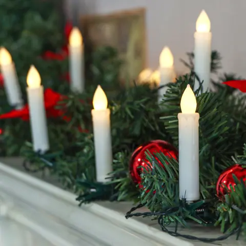 Battery Operated LED Christmas Tree Decoration Candle Lights String Flameless (FP-03) – view 3