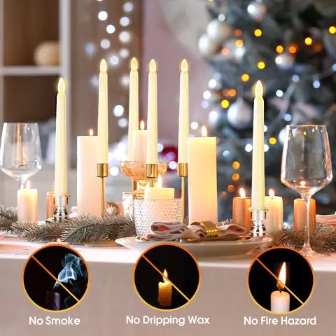 10-key Remote LED Window Taper Candle (FP-20) – view 4