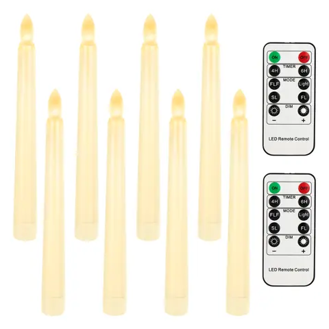 10-key Remote LED Window Taper Candle (FP-20) – view 6