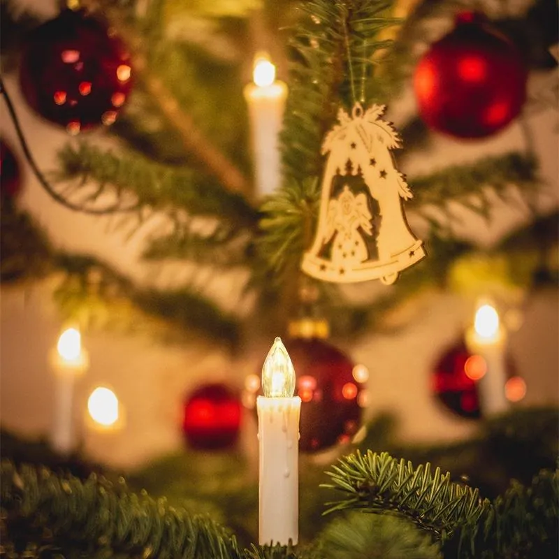Clip-On Christmas Tree Candle Lights with Remote (FP-01)