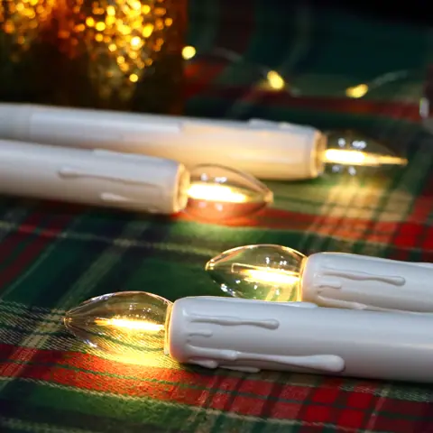 Dusk to Dawn Sensor LED Window Candles 6PCS Battery Operated Flameless Taper (FP15-H) – view 3
