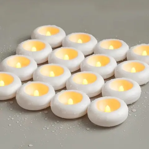 Plastic Water Activated Floating Candles Reusable LED Candle Lights (JS-W16) – view 2