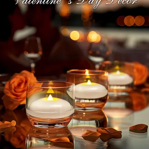 16 Pack Flameless LED Floating Candles (JS-W16) – view 5
