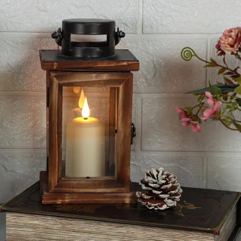 10.5 cm Flickering LED Pillar Candle with Remote Timer (TH50-2) – view 3