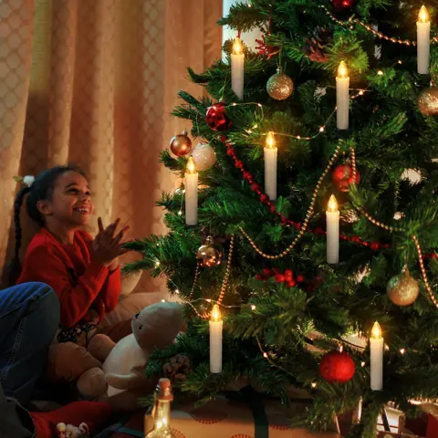 Battery Operated Christmas Tree Candle with Removable Clips Remote Control (FP-02) – view 3