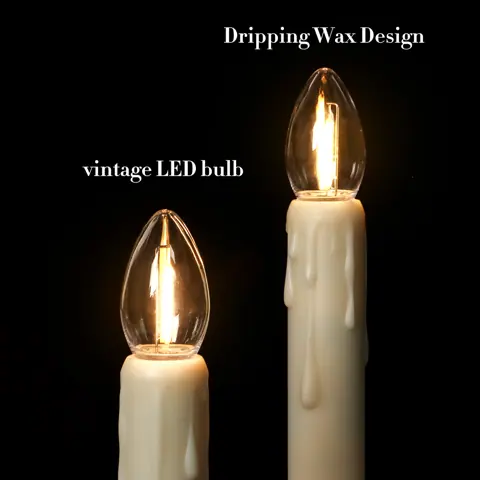 Electronic Candle Dusk to Dawn Sensor Window Candle Battery Operated (FP15-S) – view 4
