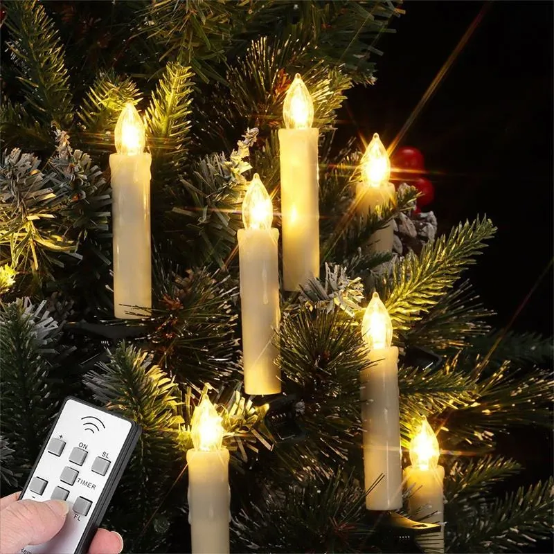 LED Christmas Tree Candle Battery Operated with Timer Remote LED Candle Light (FP-02)