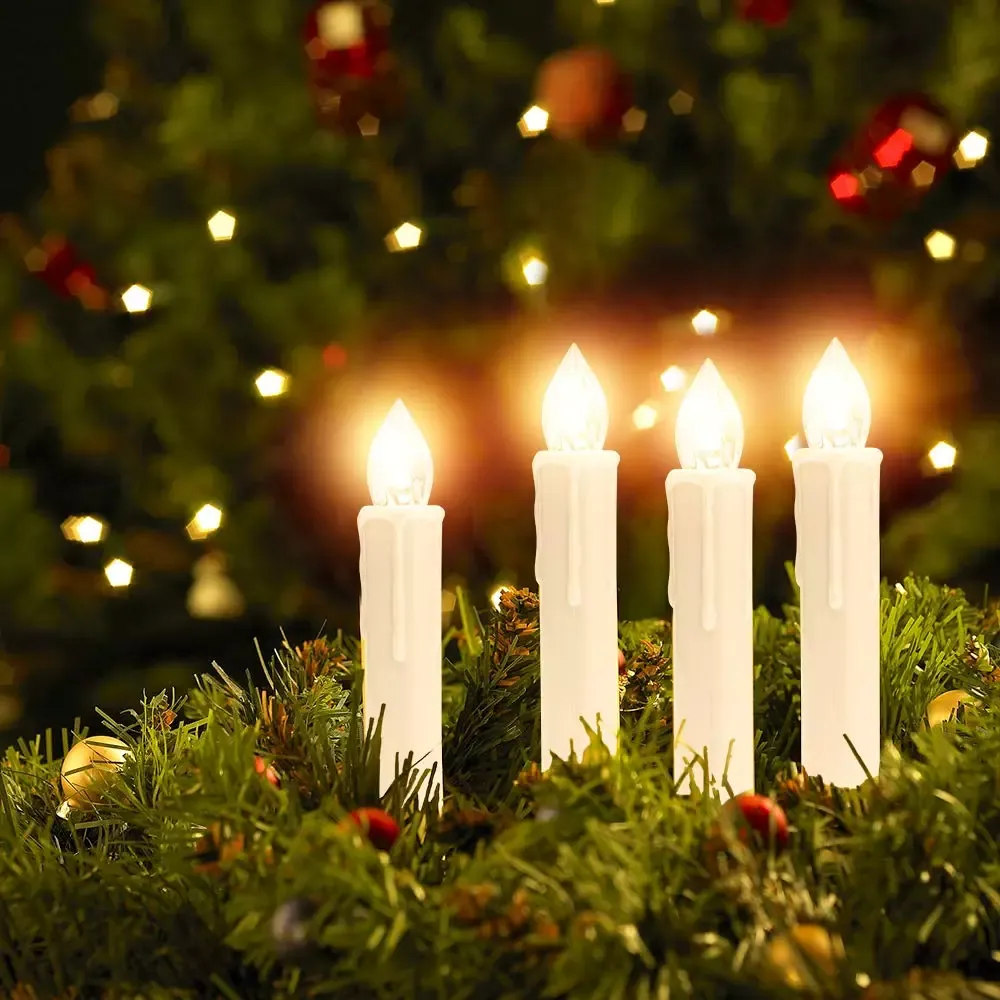 Dimmable Wireless Christmas LED Candles with Remote (FP-01)