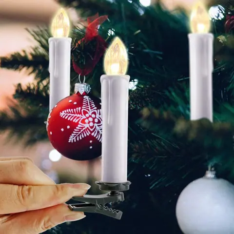 Christmas Tree Candle with Timer (FP-01) – view 4
