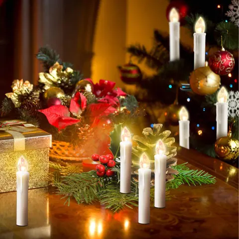 LED Christmas Candles With Remote Control (FP01-10) – view 4