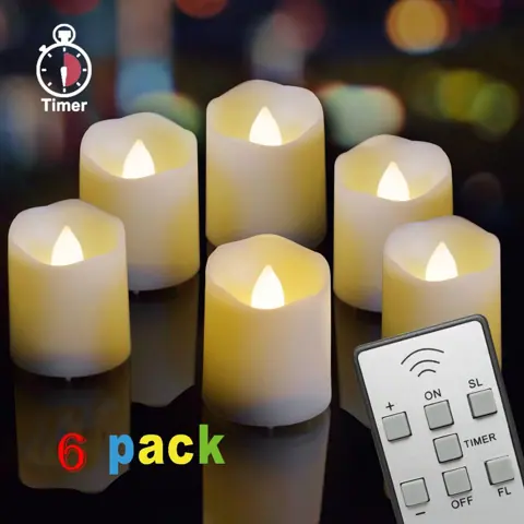 Battery Powered Flameless Mini LED Tea Light Candle (TH-01)