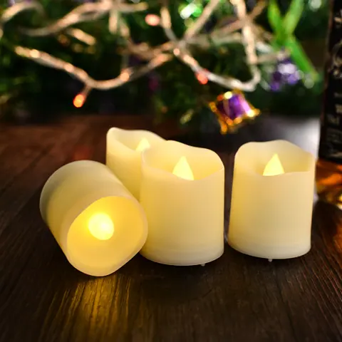 Battery Powered Flameless Mini LED Tea Light Candle (TH-01) – view 2