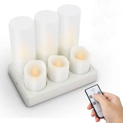 Rechargeable LED Tea Lights for Bars and Restaurants (TH-05)