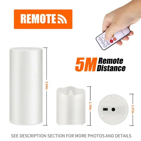 Rechargeable LED Tea Lights for Bars and Restaurants (TH-05) – view 4