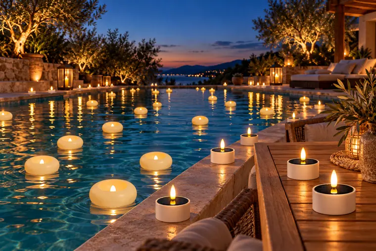 Gardens, pools & resorts