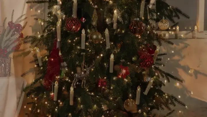 Set of 30 Clip-on LED Christmas Tree Candles video